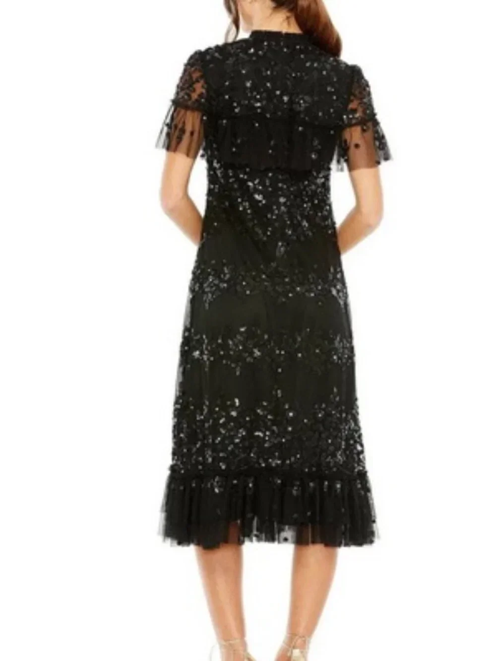 strapless denim maxi dress Shop the NOAH Buckle Black Dress Sandal AU Size:10 smock_dress